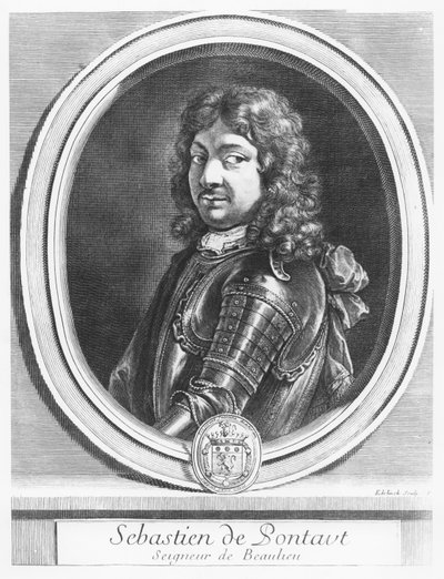 Sebastien de Pontault by Gérard Edelinck
